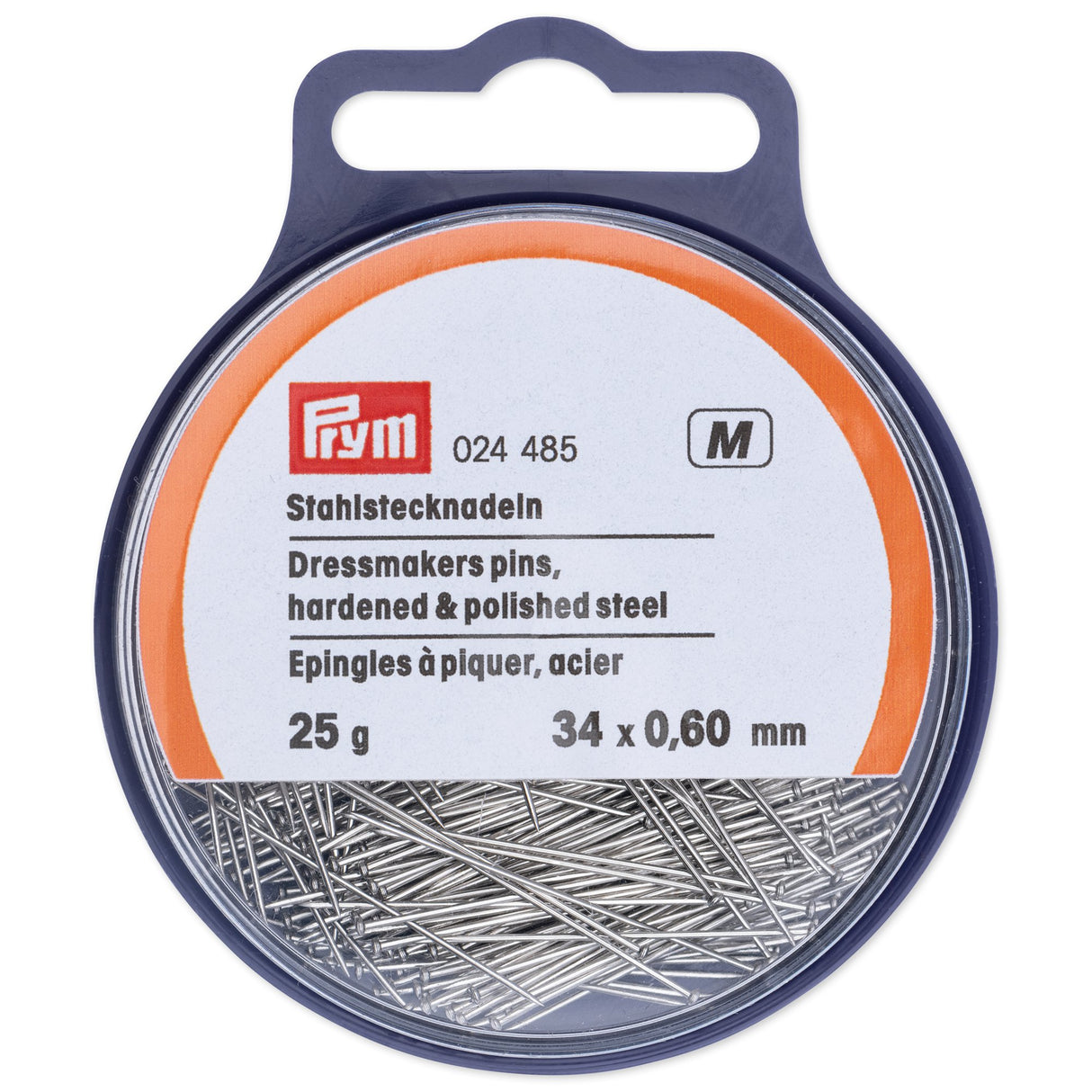 024485 Prym Steel Dressmakers Pins