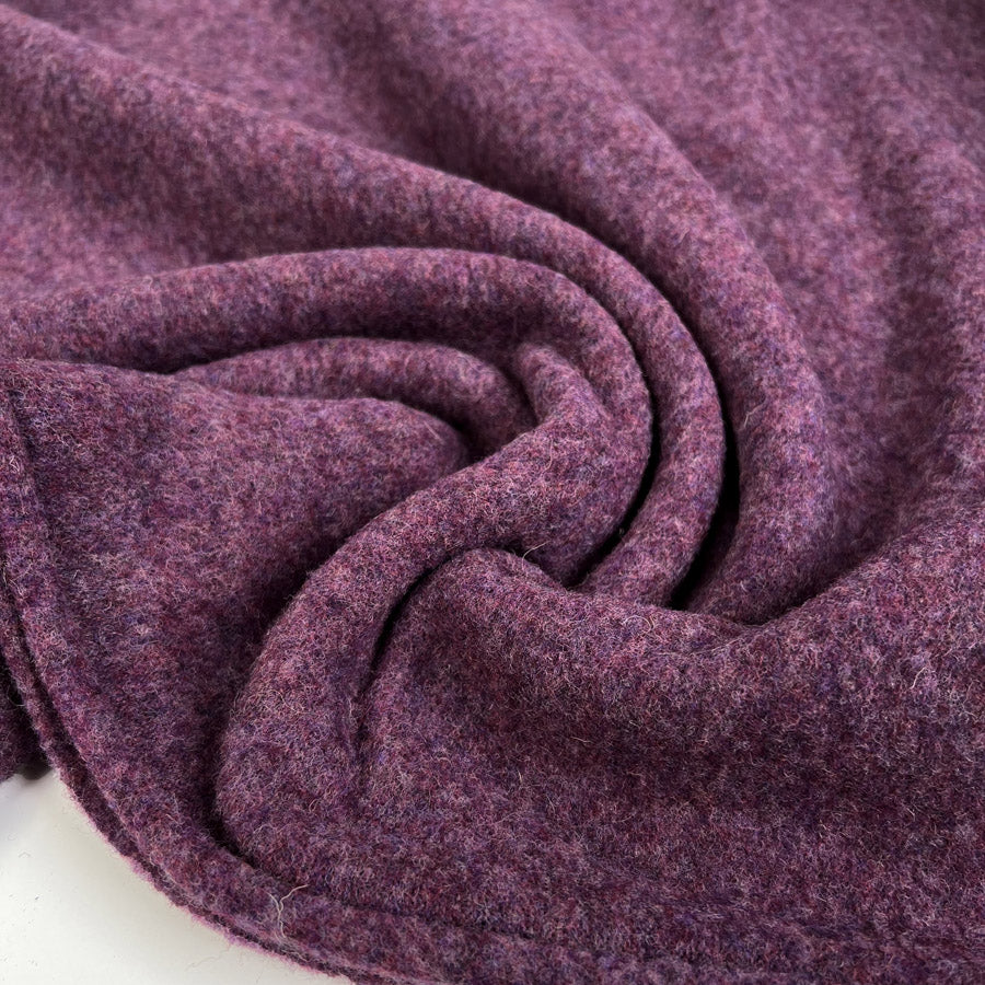 100% Merino Wool Purple Warm Coating Fabric CU