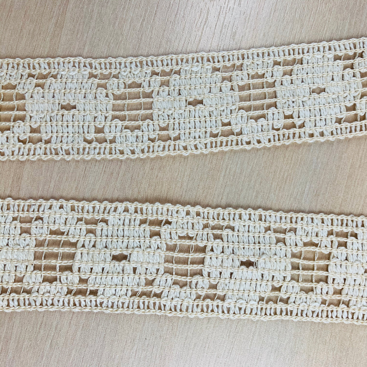Crochet Lace Circle Cream