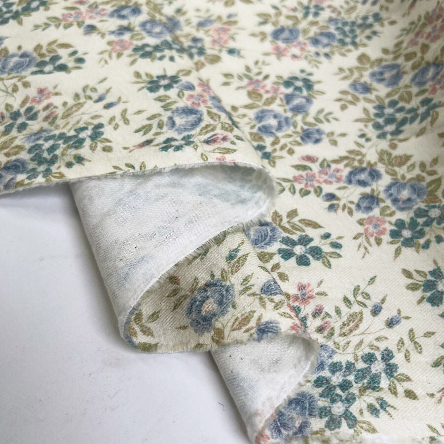Brushed cotton celeste blue