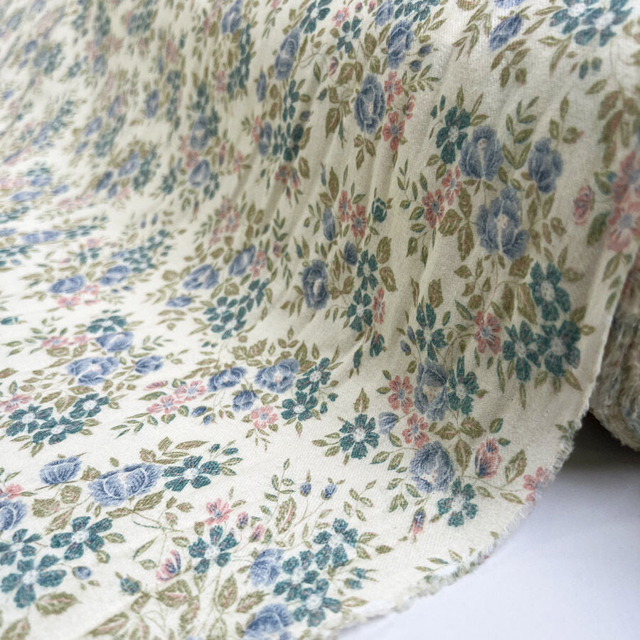 Brushed cotton celeste blue