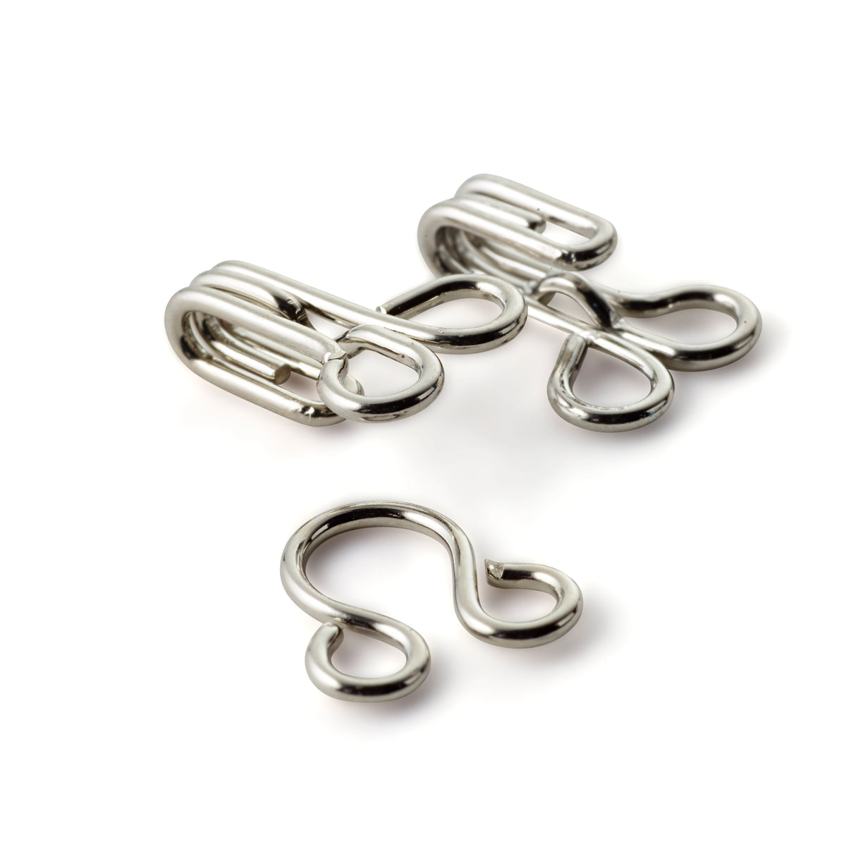 263845 Prym Hooks And Eyes Silver No 2