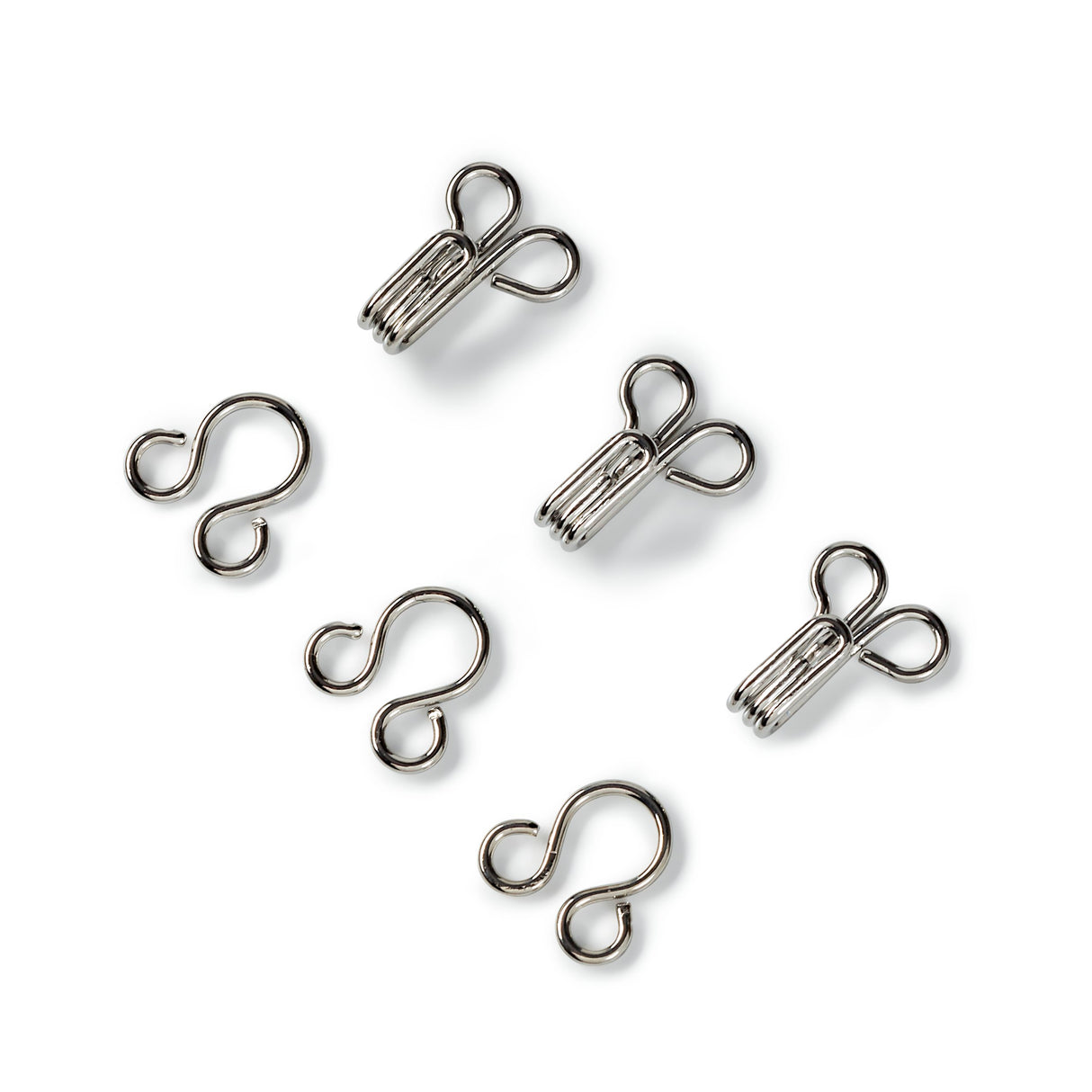 263845 Prym Hooks And Eyes Silver No 2 Cu2