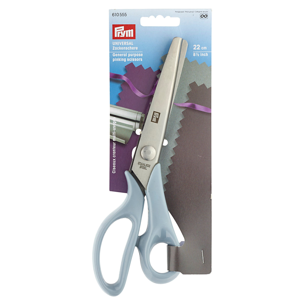 610555 Prym 22cm General Purpose Pinking Scissors