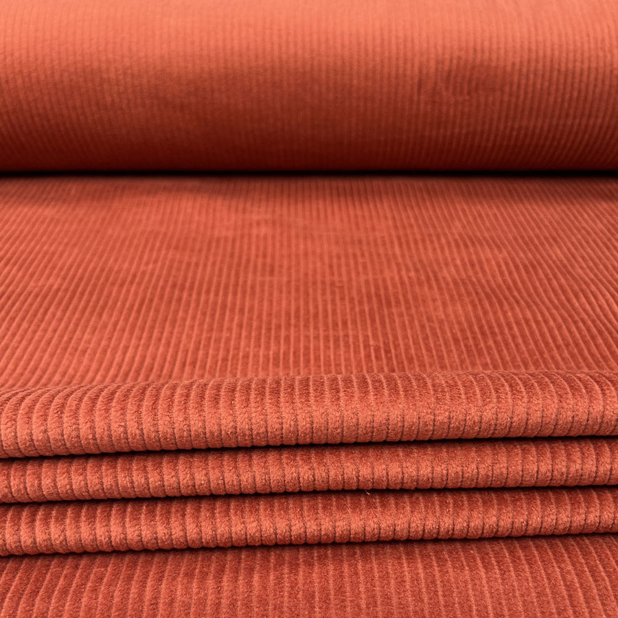 Jumbo 5 Wale Corduroy Fabric | Chunky Cord - Rust – Croft Mill