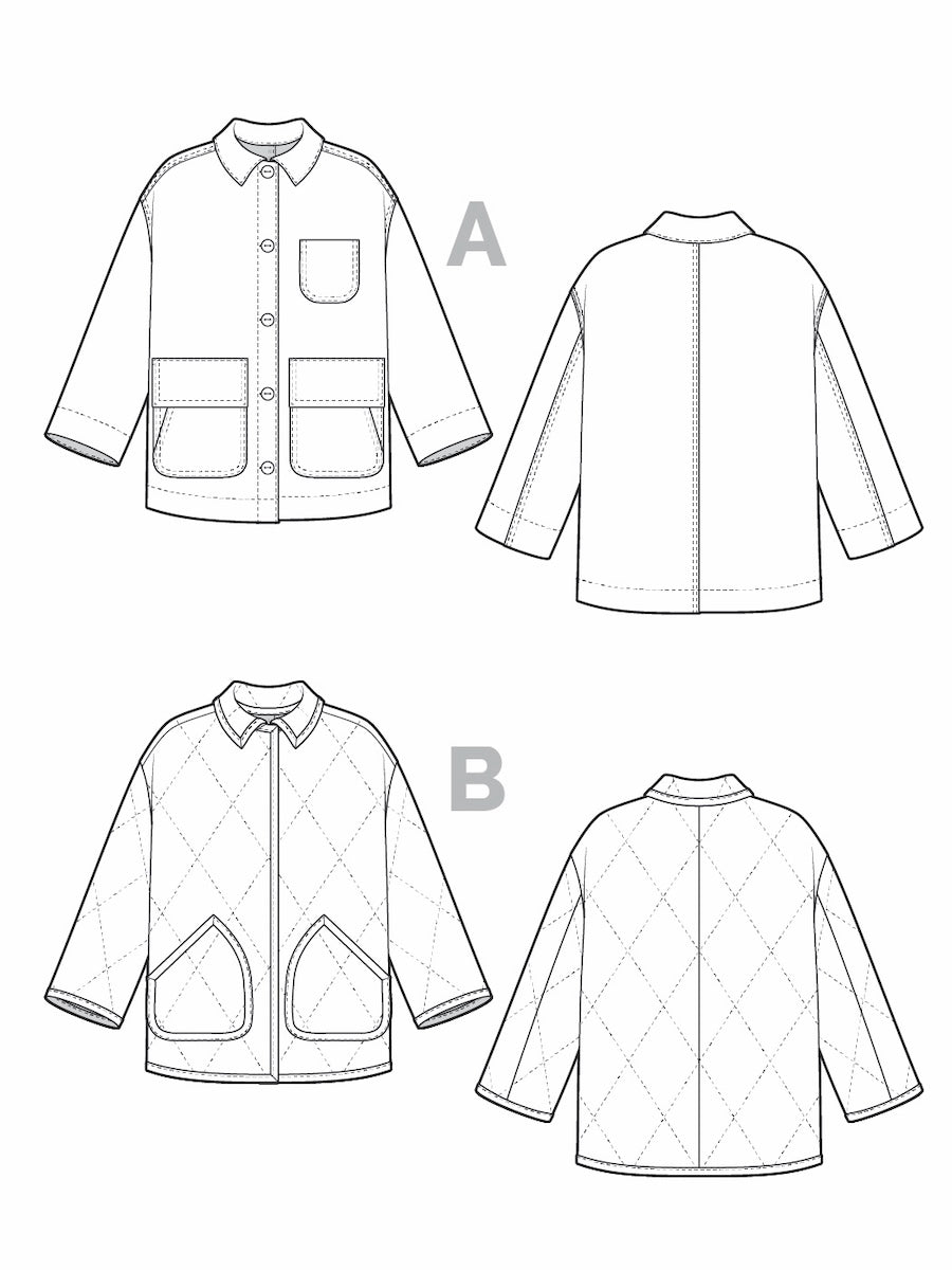 Closet Core Patterns - Fowler Jacket Pattern