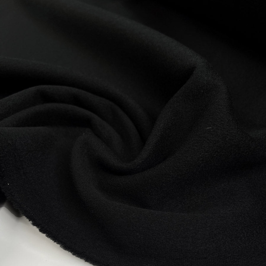 Don t You Dare Pure Cashmere Black Italian Coating Fabric CU