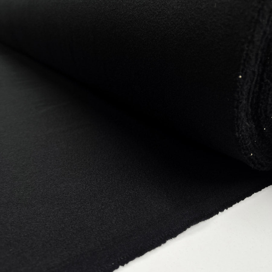 Don t You Dare Pure Cashmere Black Italian Coating Fabric Roll