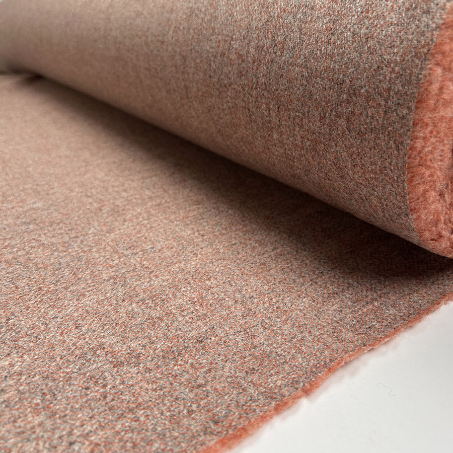 Saltaire Wool Salmon British Yorkshire Woven Marl Jacketing Fabric Roll