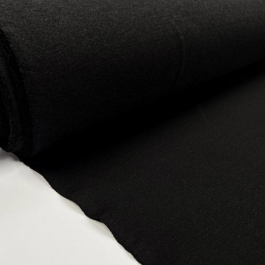 Stretch Jersey Gunmetal Viscose Polyamide Polyester Elastane Knit Fabric Roll