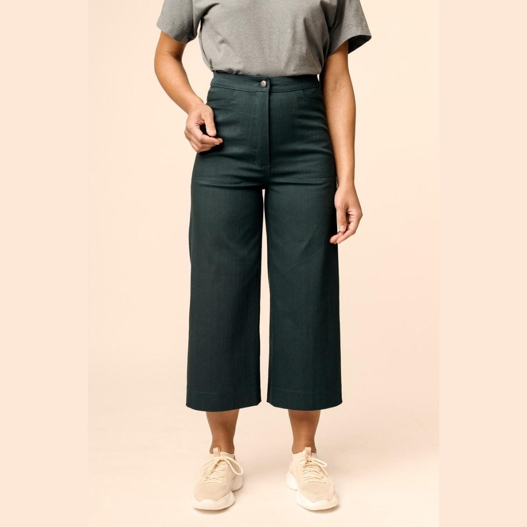 Aina Trousers And Culottes Pattern By Named Clothing Nmp014 1