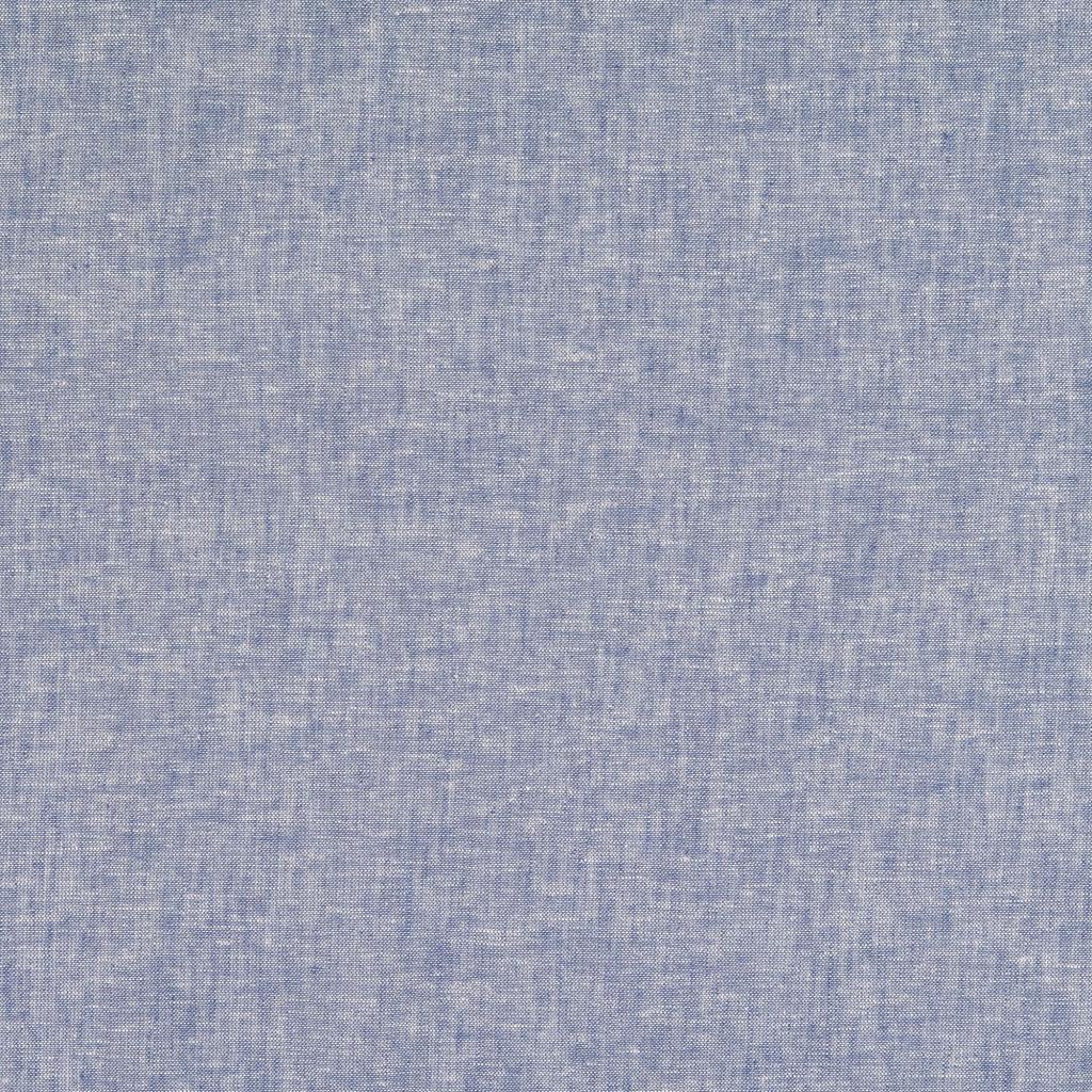 Linen Cotton Blend Chambray Dress Fabric Alexa Royal Blue Croft Mill