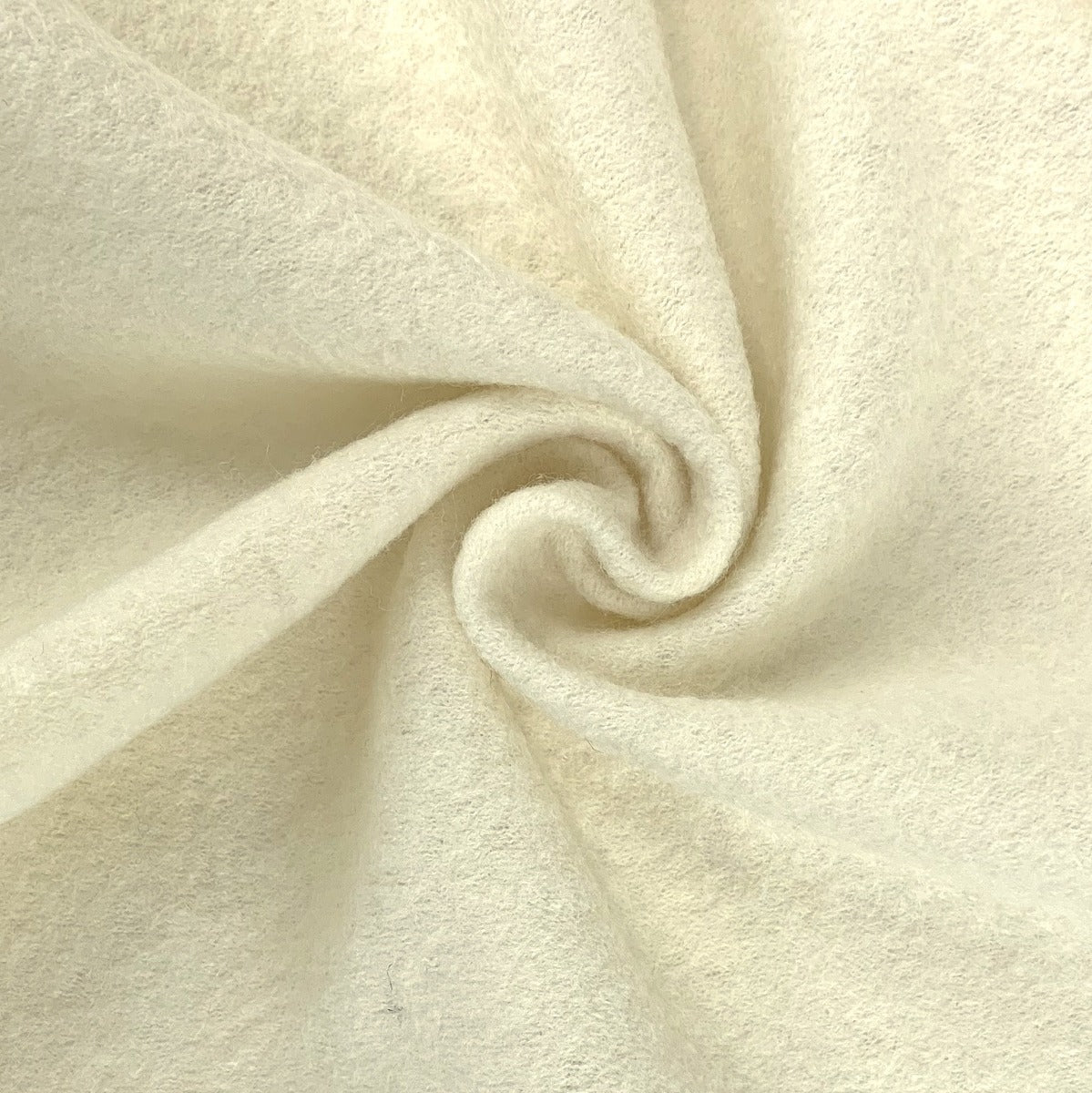 Boiled Wool Ivory Swirl 2