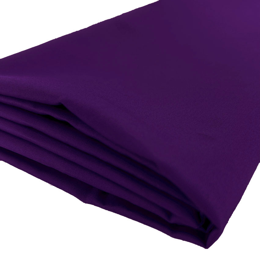 Boston plain cotton poplin fabric purple