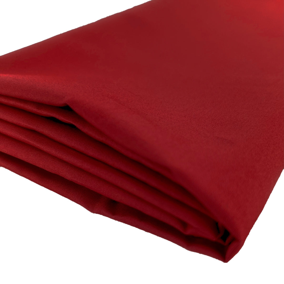 Boston plain cotton poplin red