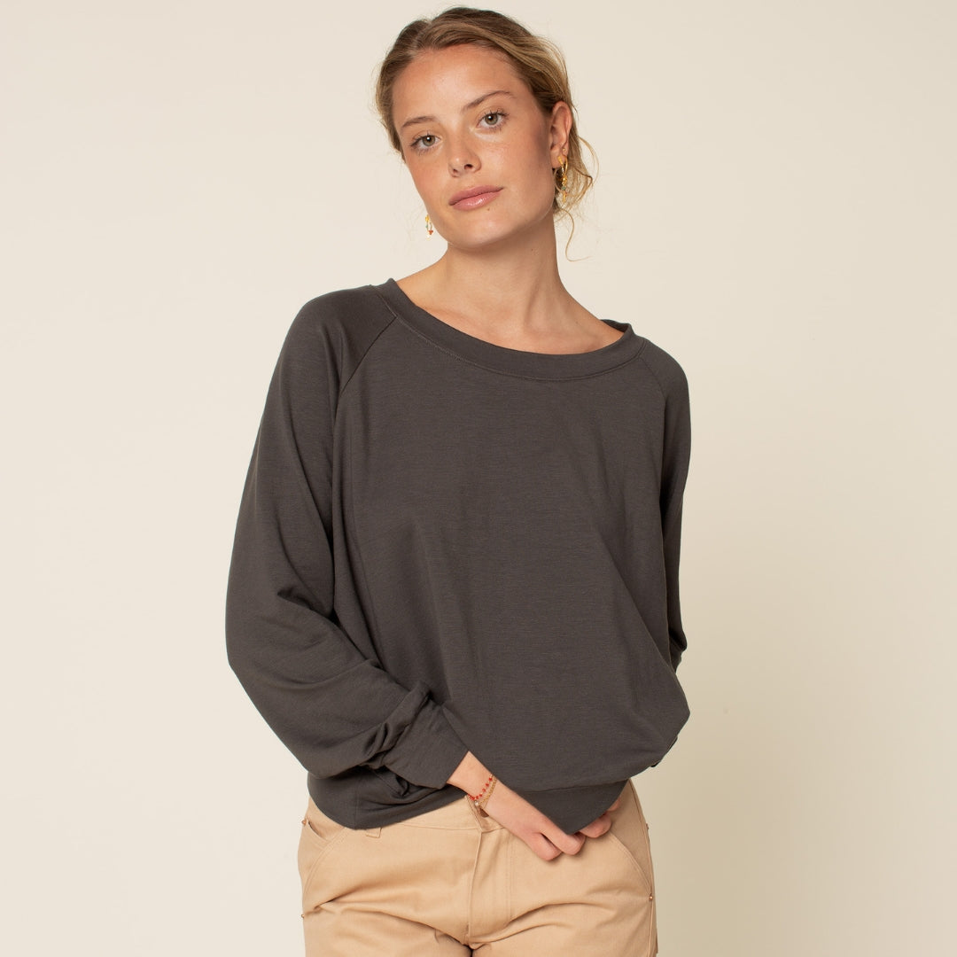 Boxy Raglan Sweatshirt Pattern By Wardrobe By Me 2