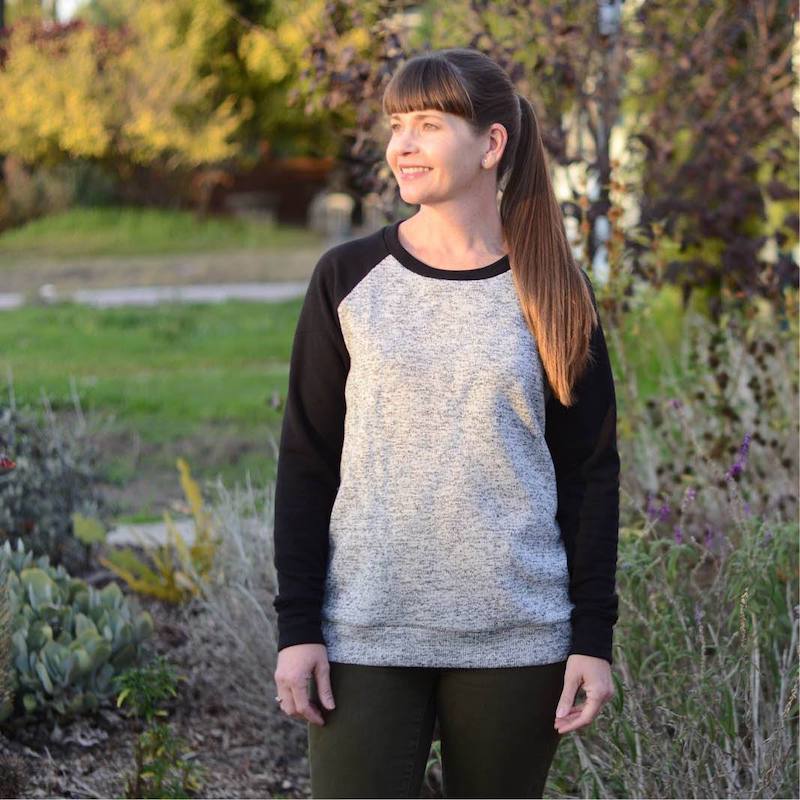 Boxy Raglan Sweatshirt Pattern By Wardrobe By Me W 3