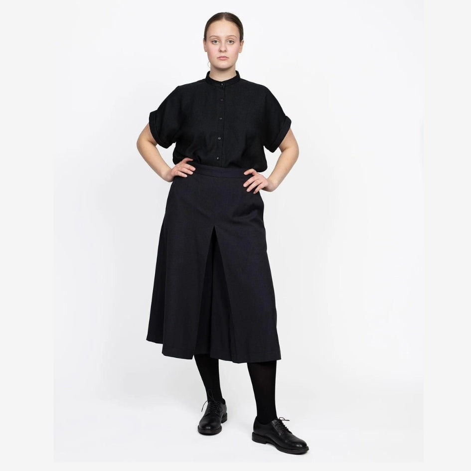 Cap Sleeve Shirt Sewing Pattern The Assembly Line 4