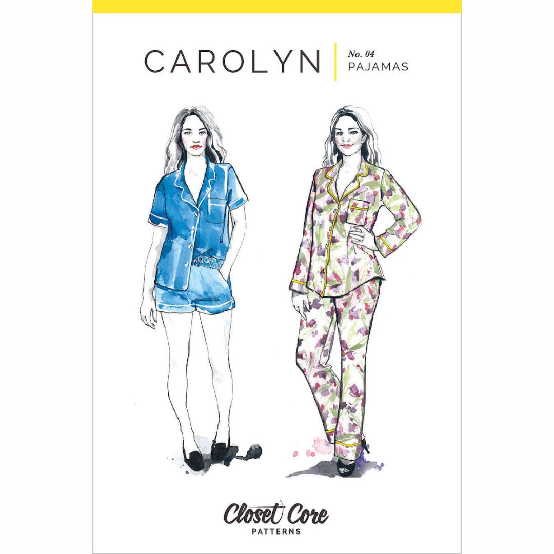 Carolyn Pyjamas By Closet Core Patterns Cover