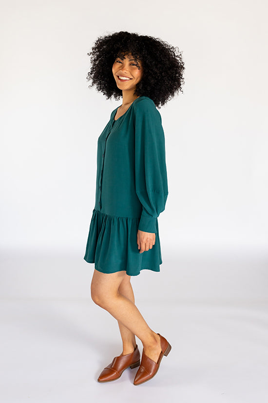 Chalk Notch Wren Blouse And Dress Sewing Pattern 10