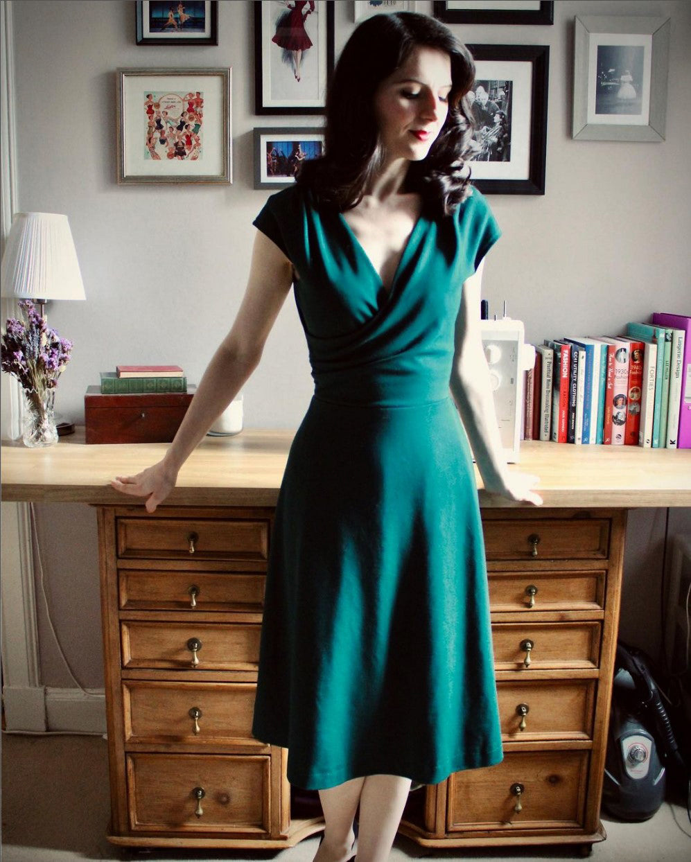 Christine Green Dress 2