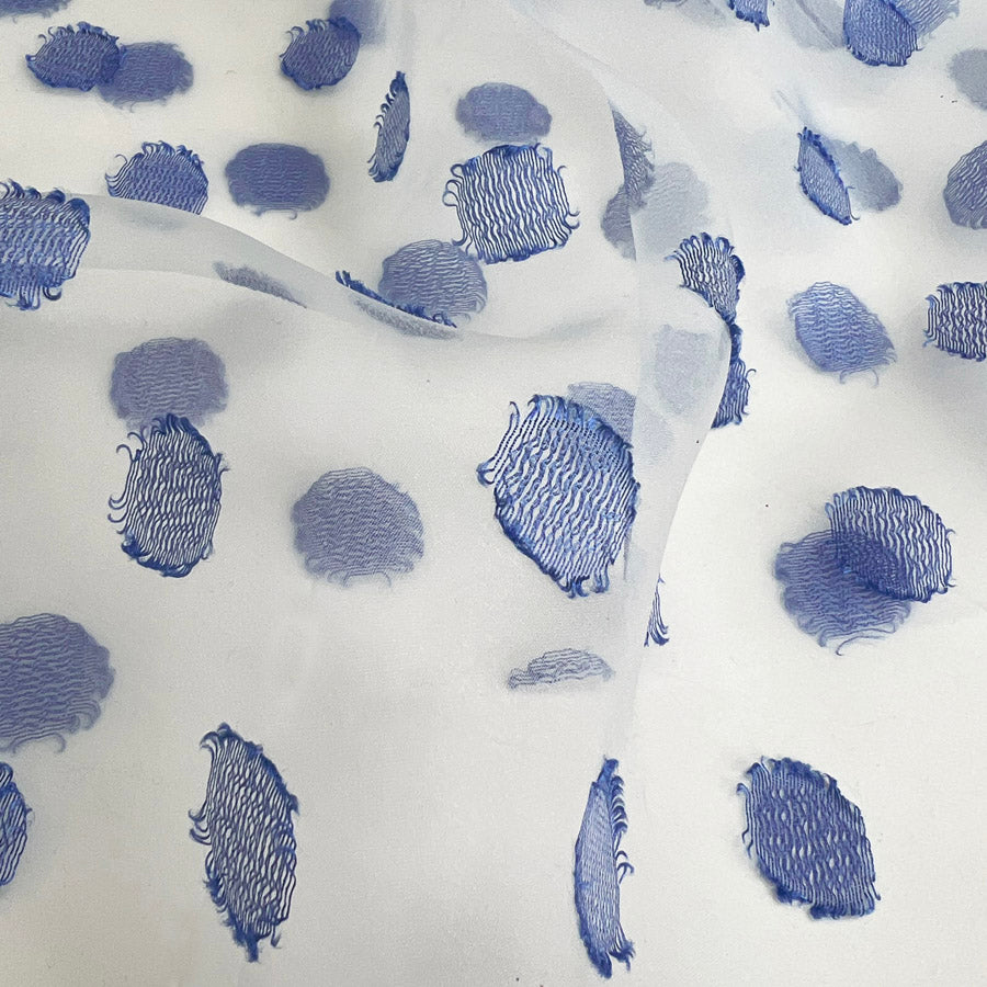 Clearly Fine Polyester Spotted Dress Fabric White Blue Cu 6Dc8Fbb2 45F8 42Fb 8322 3F57F3212D92