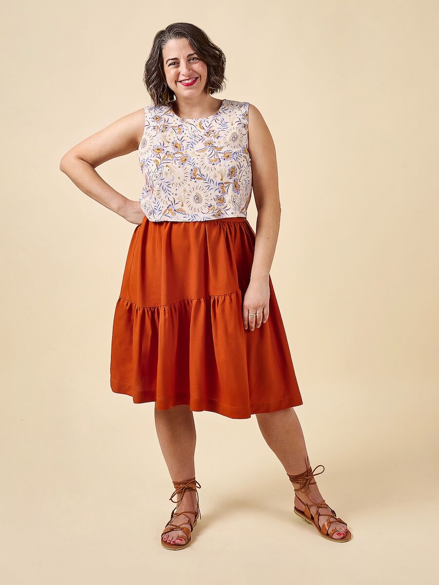 Closet Core Patterns Azure Dress Top And Skirt Pattern 3