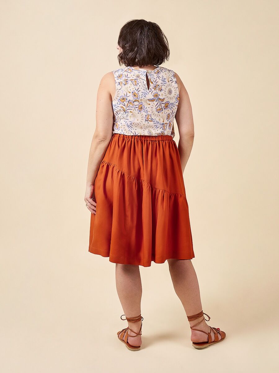 Closet Core Patterns Azure Dress Top And Skirt Pattern 4