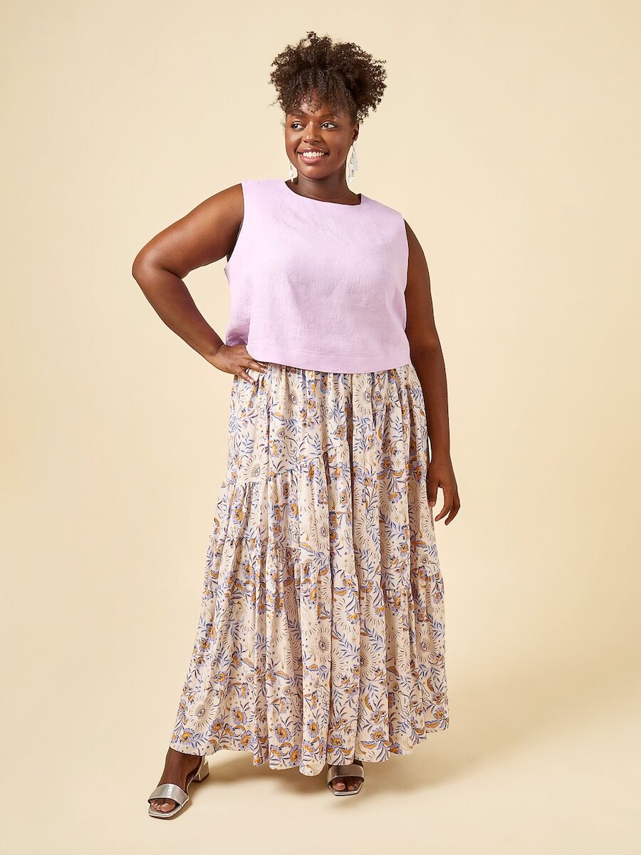 Closet Core Patterns Azure Dress Top And Skirt Pattern 5