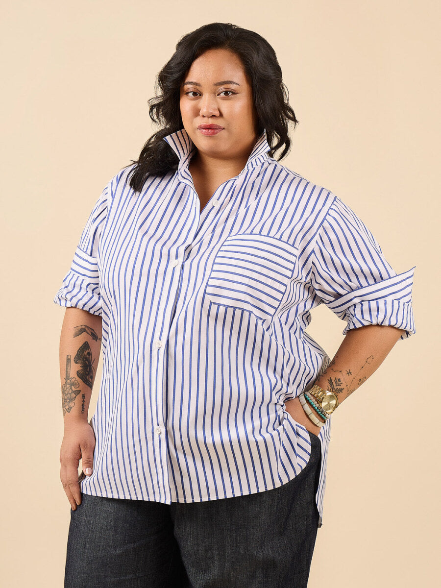 Closet Core Patterns Jenna Shirt Shirtdress 14