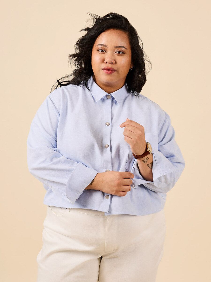 Closet Core Patterns Jenna Shirt Shirtdress 17