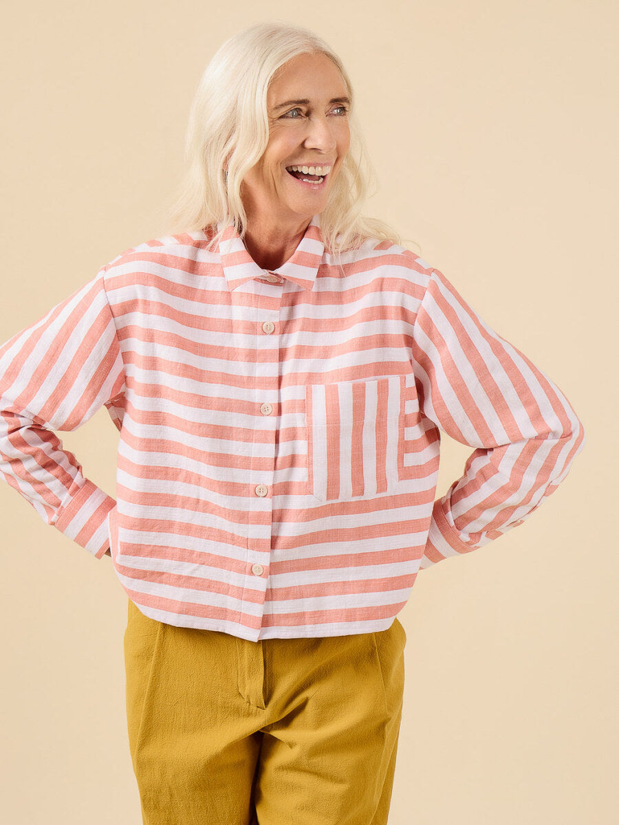 Closet Core Patterns Jenna Shirt Shirtdress 6