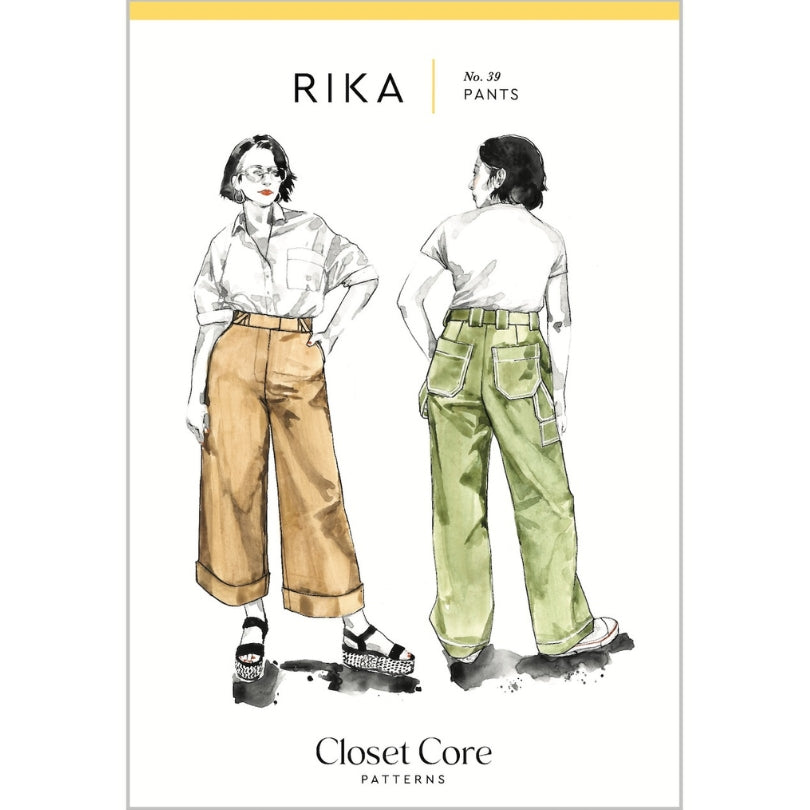 Closet Core Patterns Rika Pants Pattern Cover