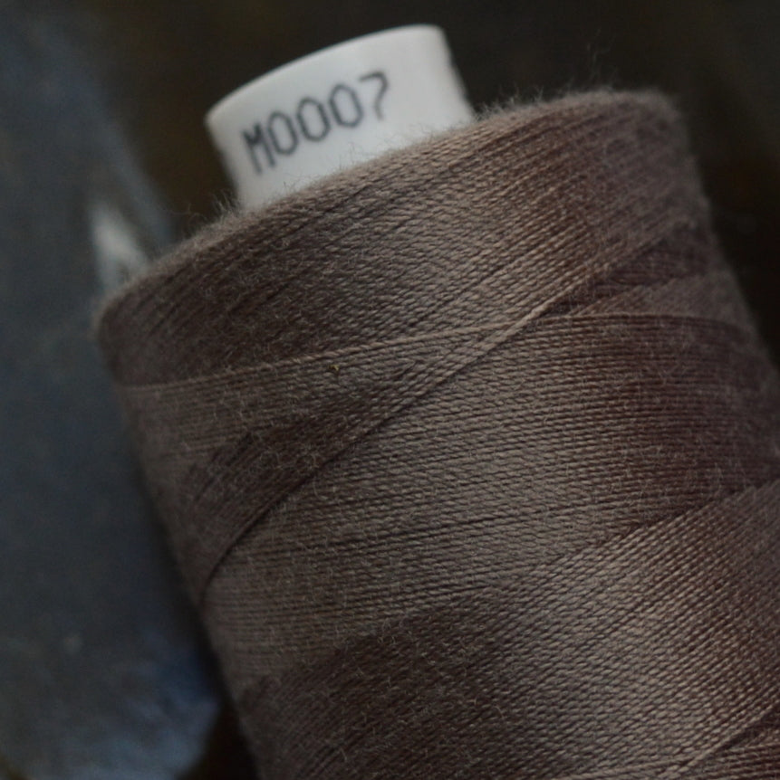 Coats 120 Moon Sewing Thread M007 Dark Taupe