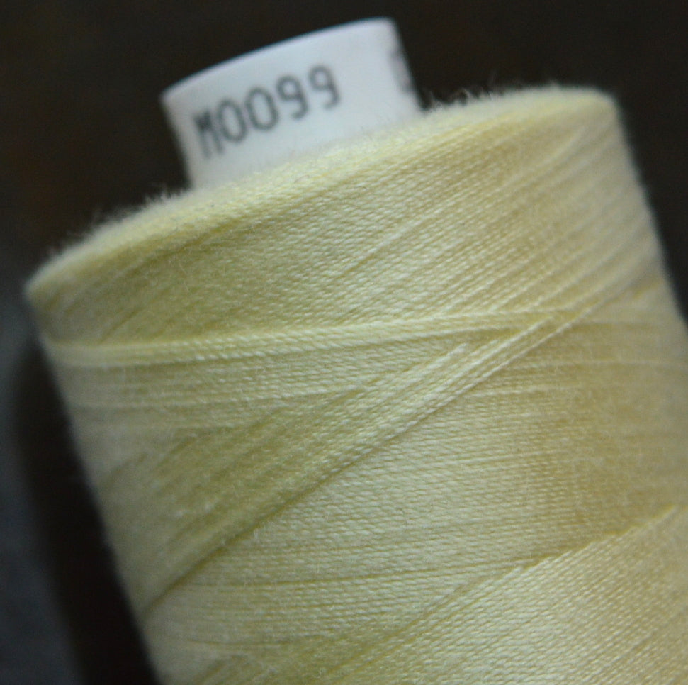 Coats 120 Moon Sewing Thread Mo099 Pale Yellow