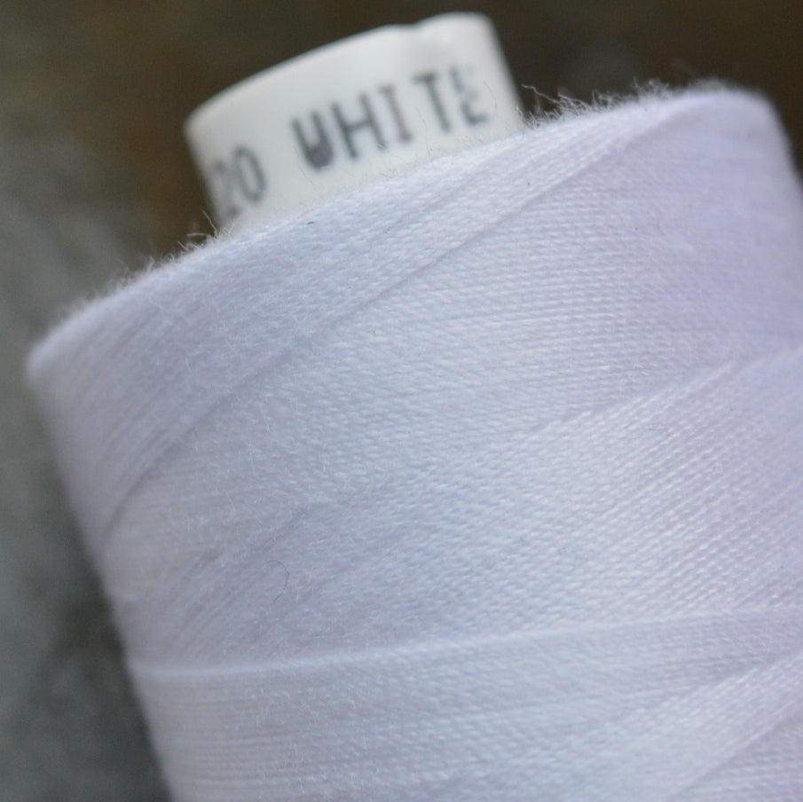 Coats 120 Moon Sewing Thread White