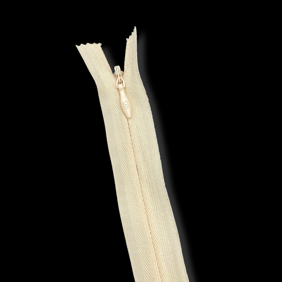 Concealed Nylon Zips Pale Peach