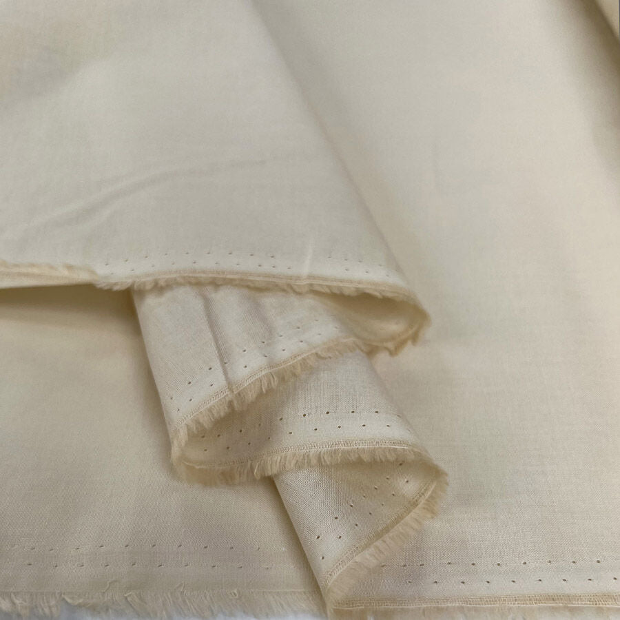 Core Range Cotton Lawn Beige Combed Woven Plain Dress Fabric Fold