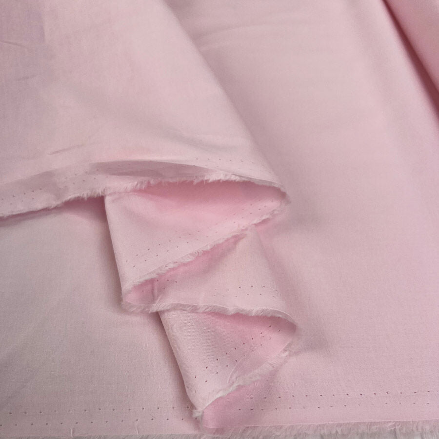 Core Range Cotton Lawn Light Pink Combed Woven Plain Dress Fabric Fold