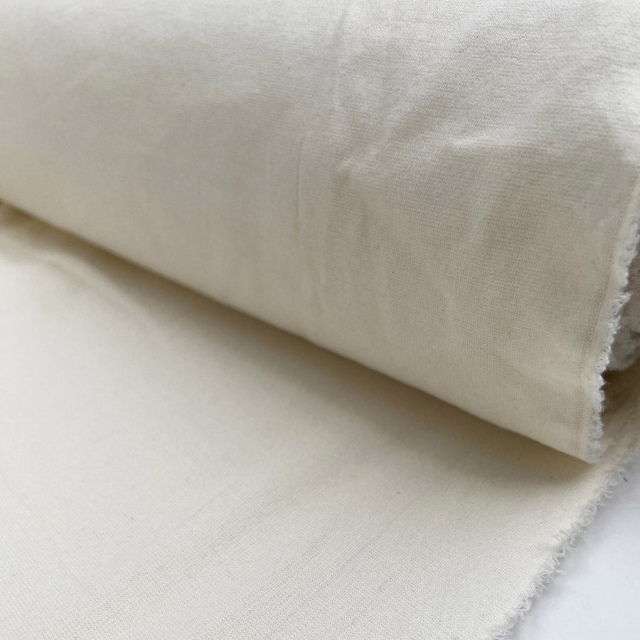 Cotton ponte cream elastane stretch drill knitted jersey fabric roll
