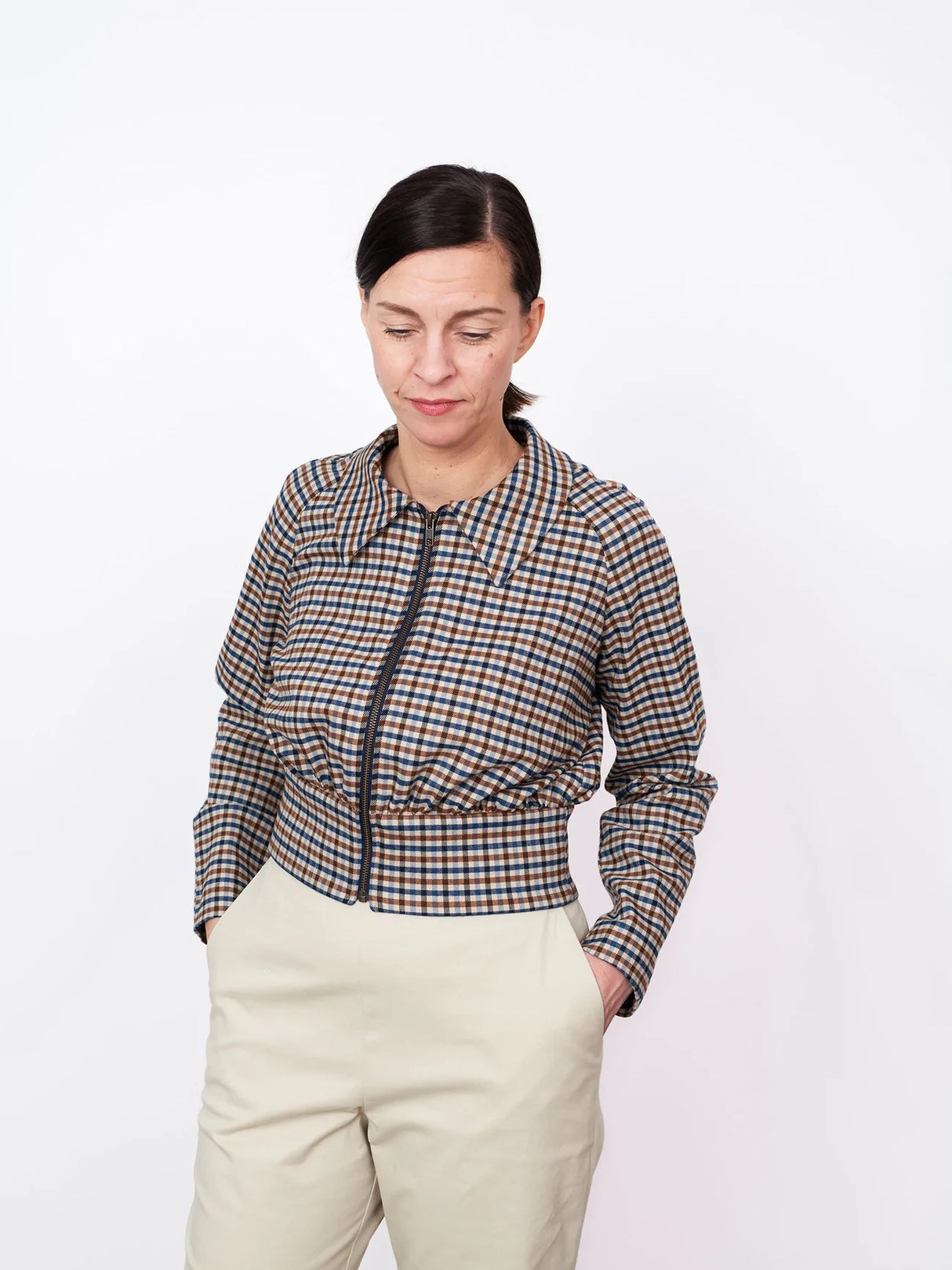 Cropped Jacket Pattern The Assembly Line 1