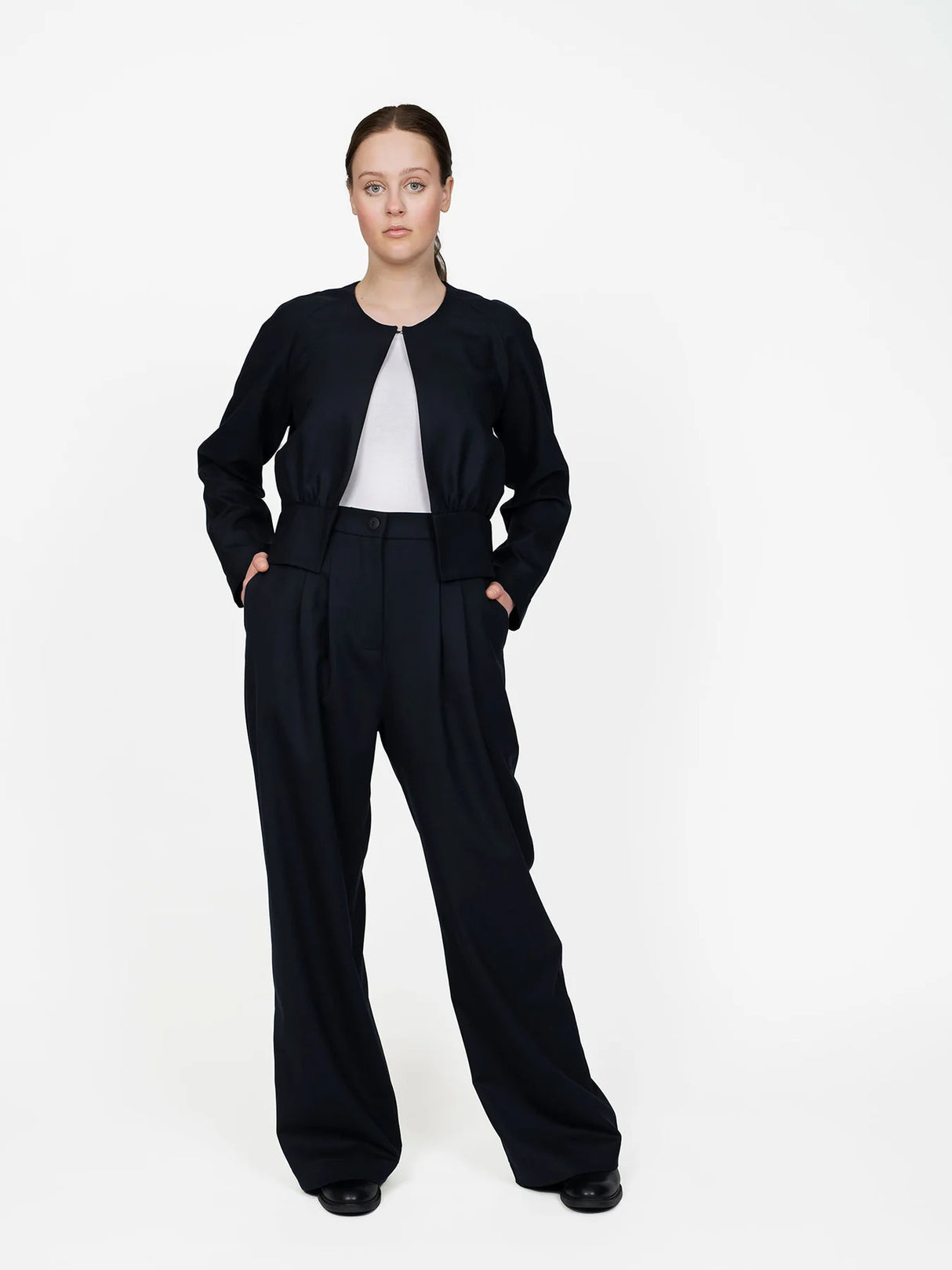 Cropped Jacket Pattern The Assembly Line 3