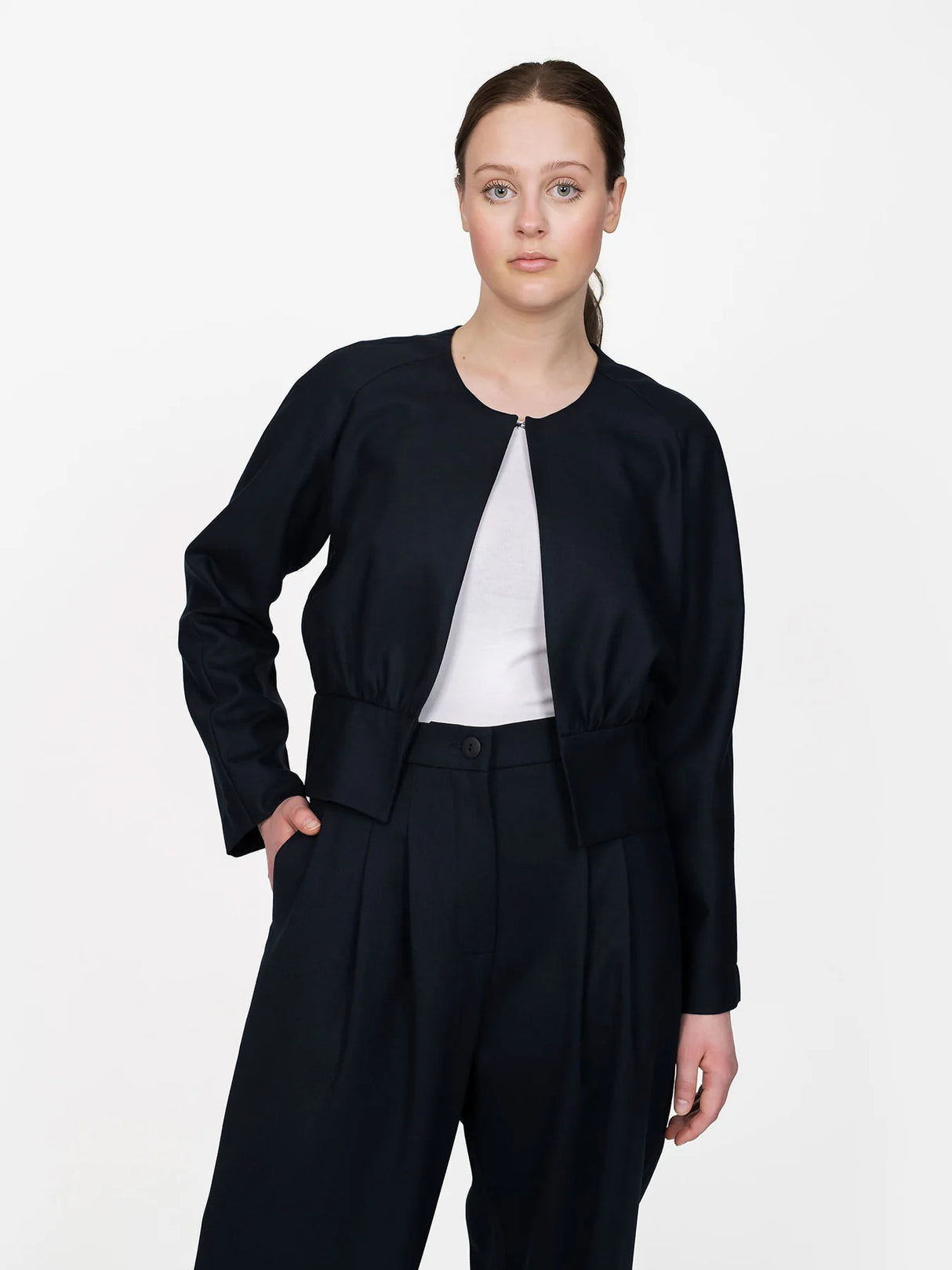 Cropped Jacket Pattern The Assembly Line 4