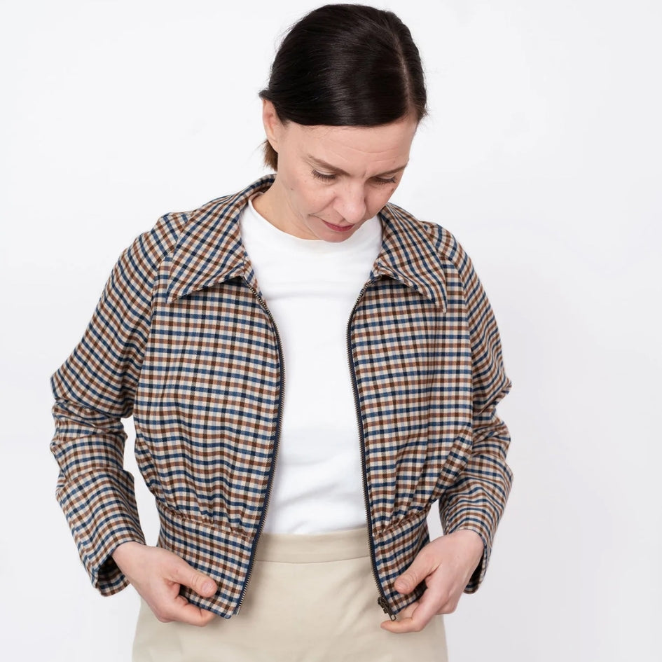 Cropped Jacket Pattern The Assembly Line Cover