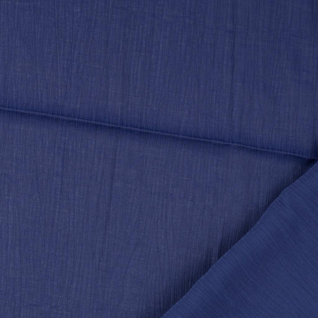 Crushed Plain Crushed Viscose Navy 2086835026 Fold