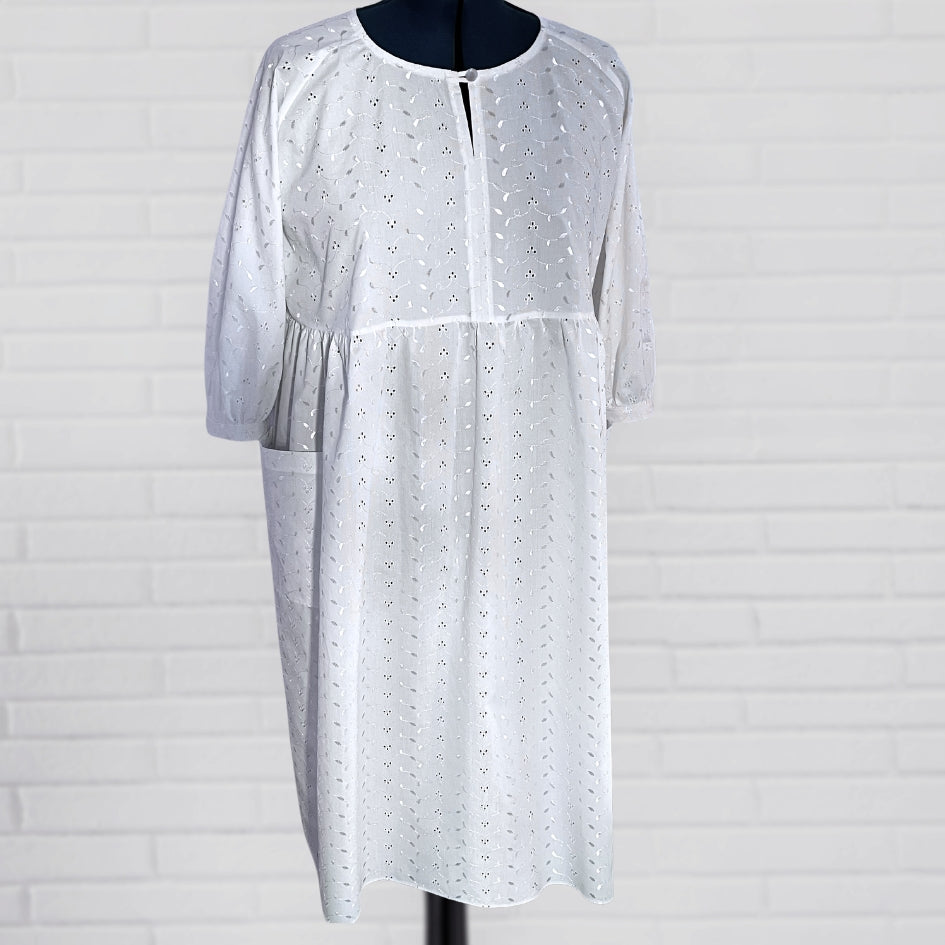 Customer Make By Ann 3 Hole Broderie Anglaise White Sew House Seven Romey Gathered Dress January 2024 Ffb063F3 D201 49B4 B46E D9Be4F3D7391