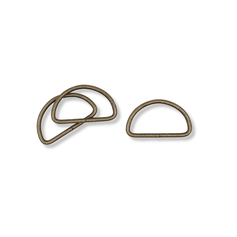 D Rings Antique Brass 38Mm