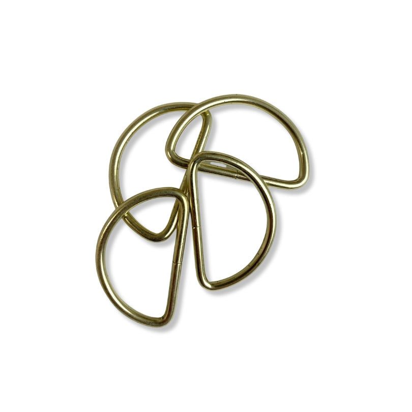 D Rings Gold 38Mm