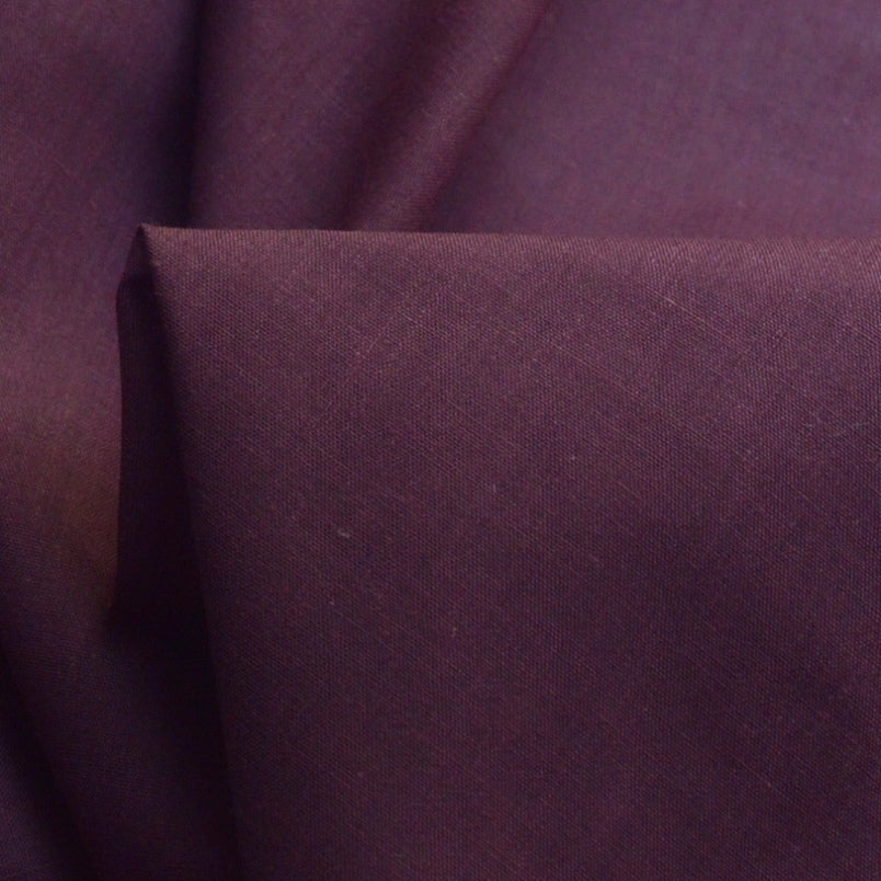 Damson In Distress Purple Polyester Shirting Cu