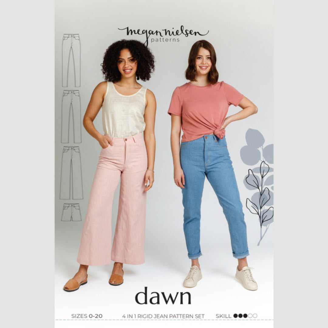 Dawn Jeans Pattern Megan Nielsen Cover